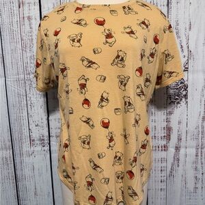 Disney‎ Winnie the Pooh Tan Short Sleeve Tee